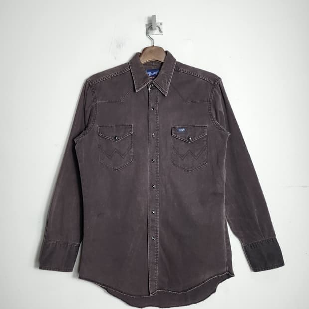 랭글러 웨스턴 코튼 셔츠