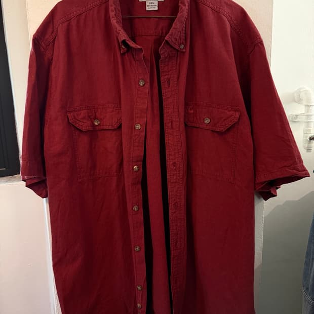 2011 칼하트 버건디 반팔셔츠 2XL