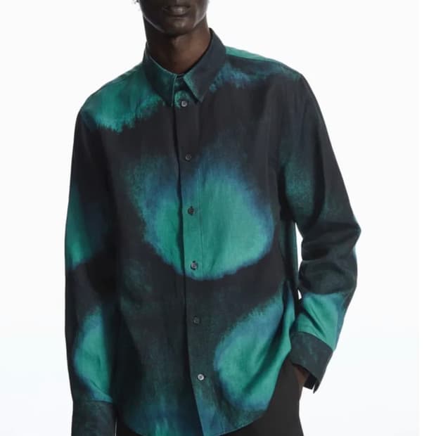 COS 코스 남성 그라디언트 도트 셔츠 L