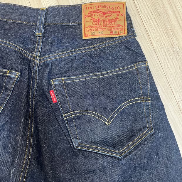 리바이스 빈티지 501 셀비지 복각
