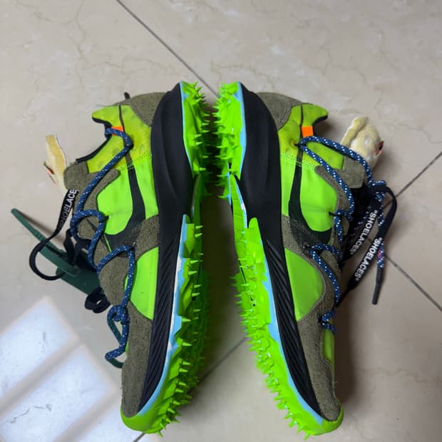 나이키 오프화이트 줌 테라 카이거 그린 295