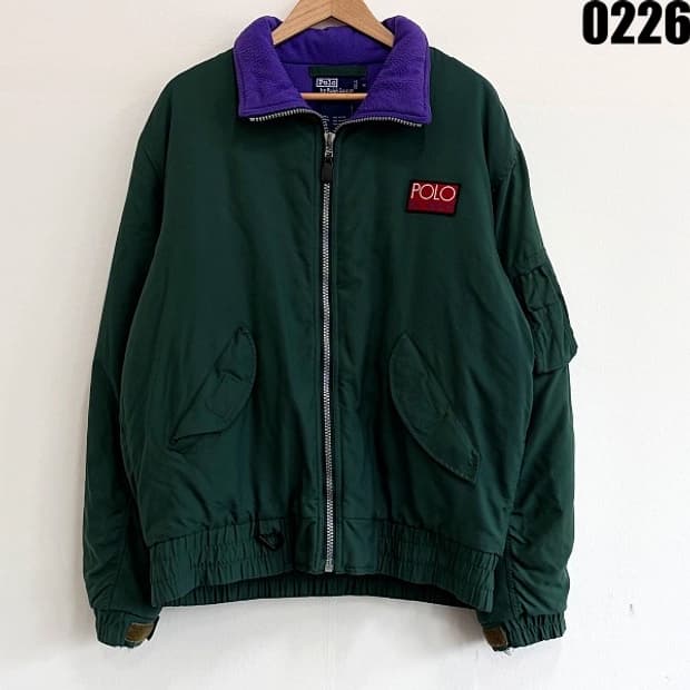 폴로 하이테크 집업 자켓 M 100 실측 XL 0226 