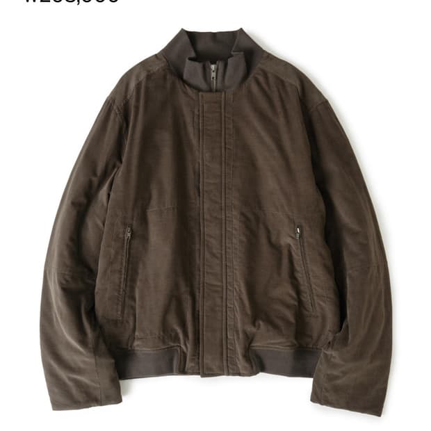 (4) 해칭룸 탱커 자켓 코듀로이 브라운