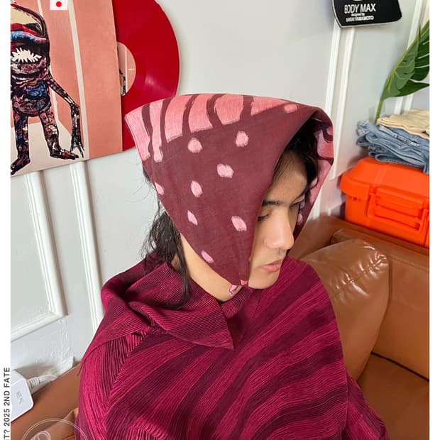 90s ISSEY MIYAKE I.M Old Bandana Scarf