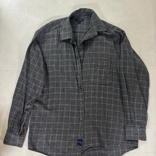 빈티지 버버리 체크 셔츠