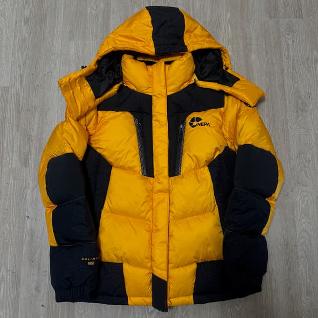 네파 남성 덕다운 노리밋 800 후드 패딩 M/95 