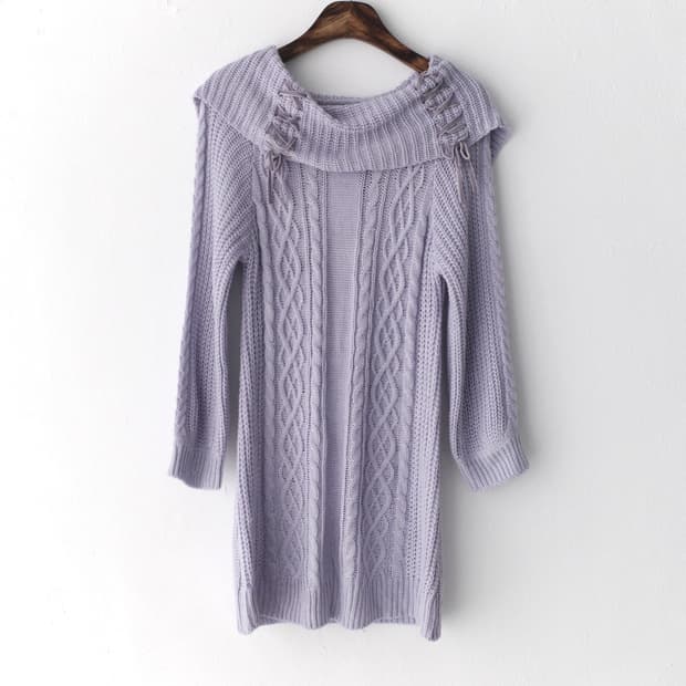 axes famme) corset long knit 
