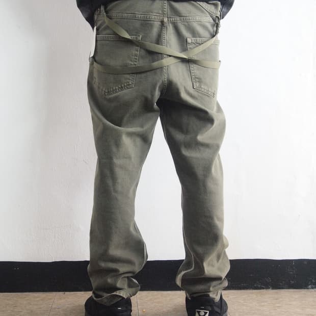 [36] 헬무트랭 본디지 로프 데님팬츠