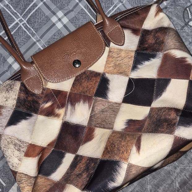 롱샴 르 플리아쥬 포세린 S 송치무늬