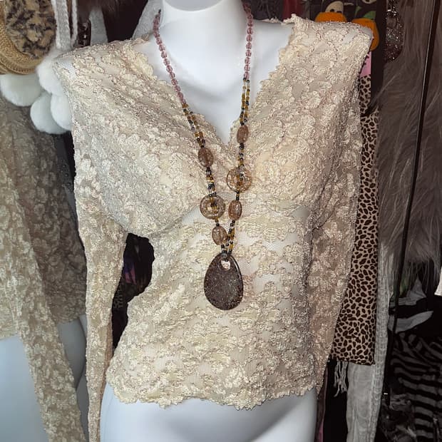 y2k 엔틱 그런지 레이스 긴팔 블라우스