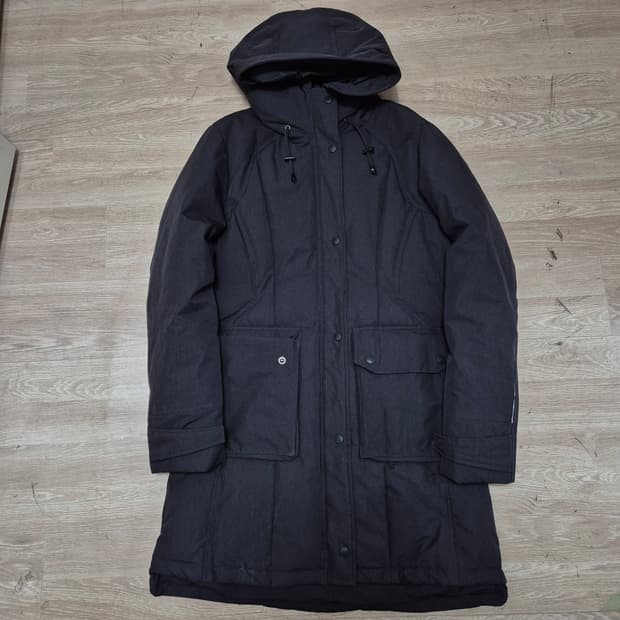 아디다스 트레이닝 우먼 덕다운 후드 롱패딩 파카 L(100)