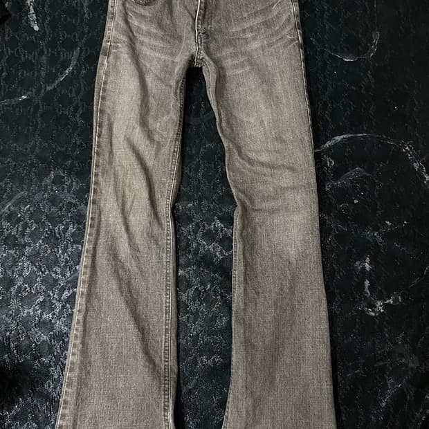 (Bobson]Y2K Semi Boots Cut Pants