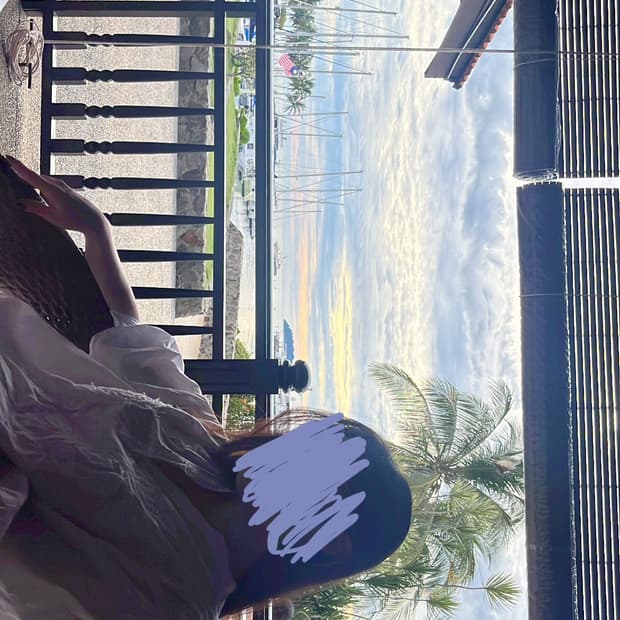 Marie claire  면 비즈 블라우스 (휴양지 강추)