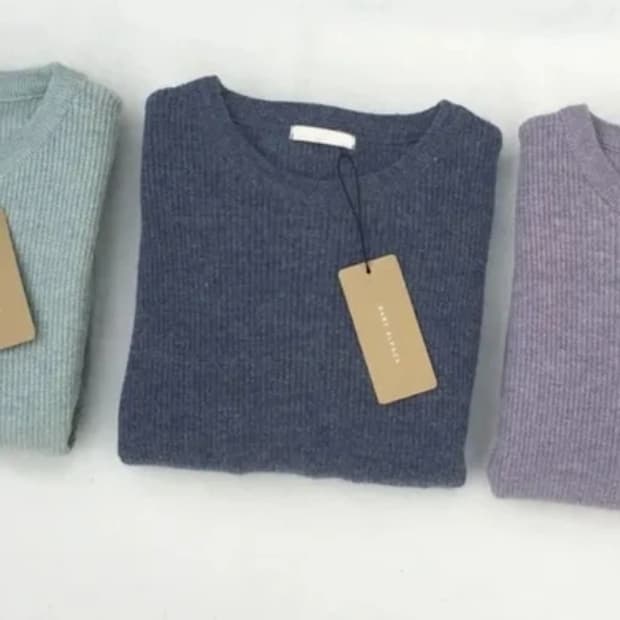 이거든 알파카 울니트 인디언블루