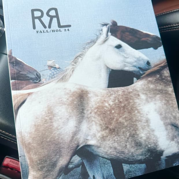 24fall fw 더블알엘 RRL 카탈로그 북 책 룩북