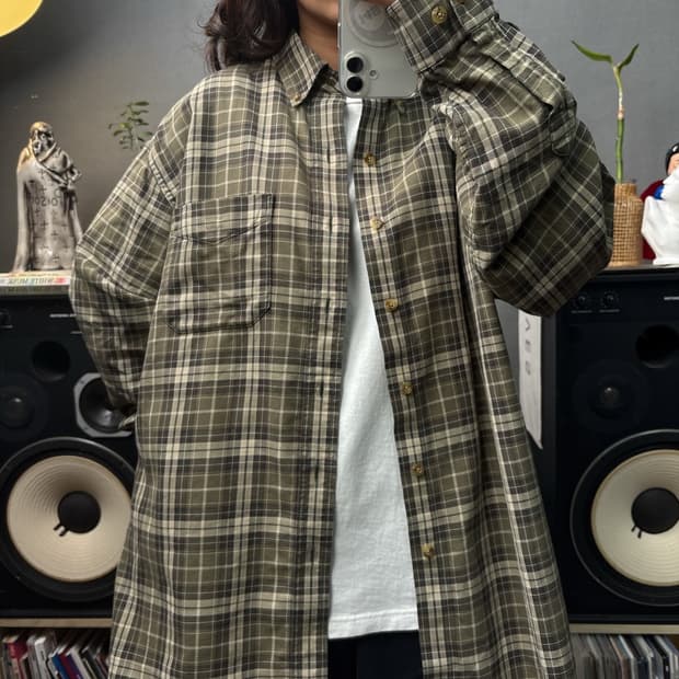 엘엘빈 체크셔츠