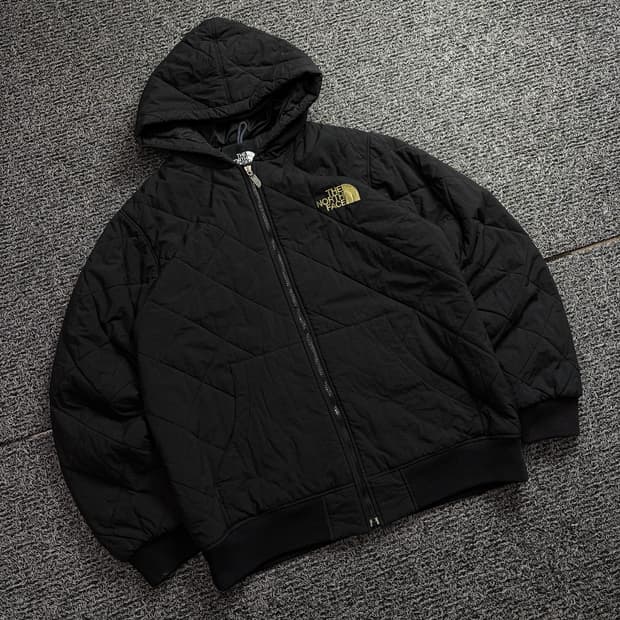 노스페이스 야킨 퀼팅 인슐레이션 후드 점퍼 자켓 블랙 1880
