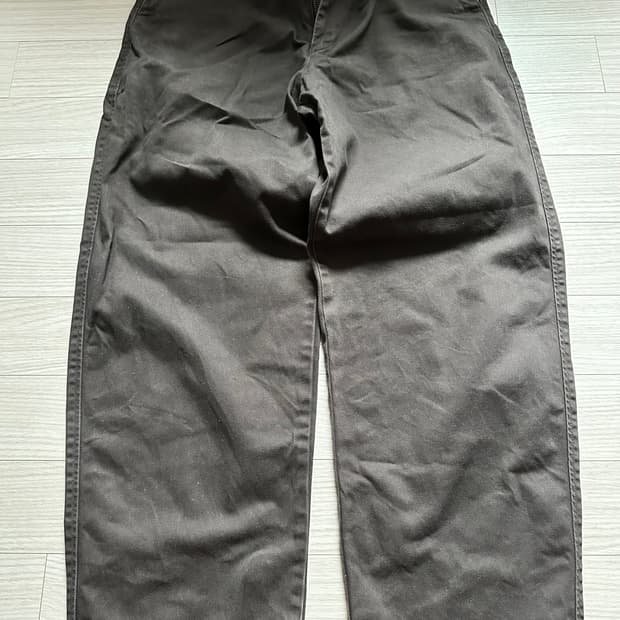 (79) 유니클로U 와이드핏치노 다크브라운