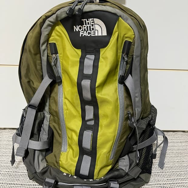 노스페이스 빅샷 카키 그린 백팩