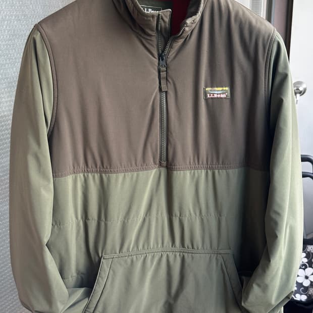 엘엘빈(L.L.Bean) 프리마로프트 투톤 하프집업 아노락 자켓
