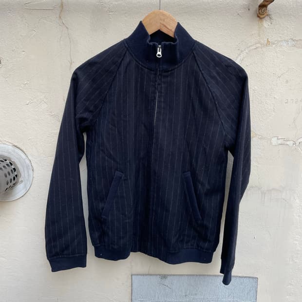 Rodeo 울 스트라이프 블루종 s