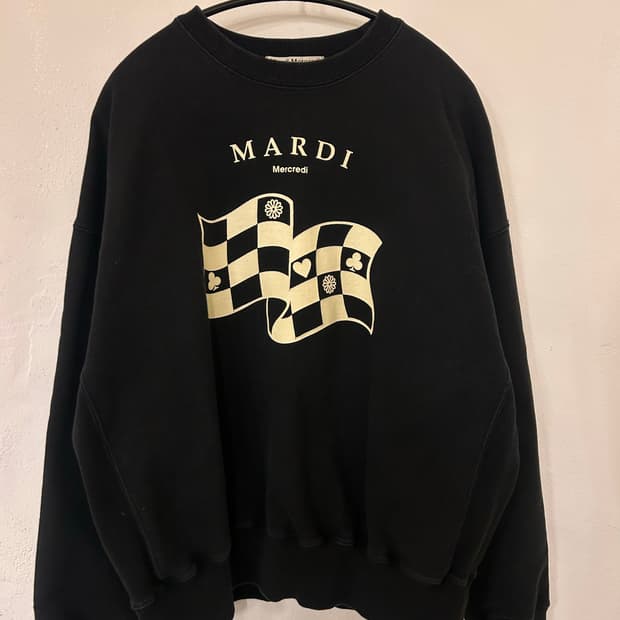 마르디 메크르디 맨투맨 블랙 (실측 100)