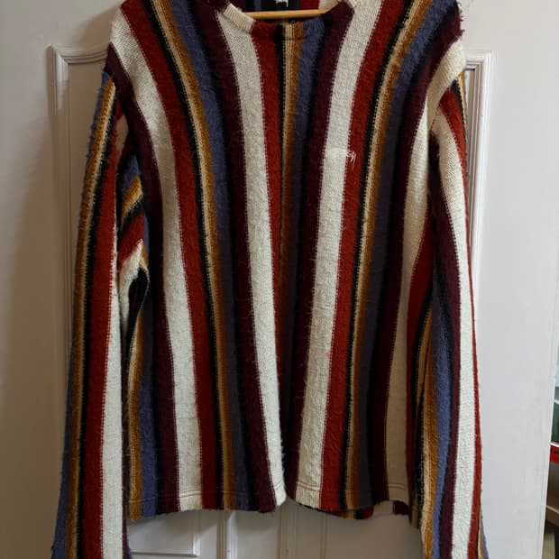 스투시 버티컬 니트 XL