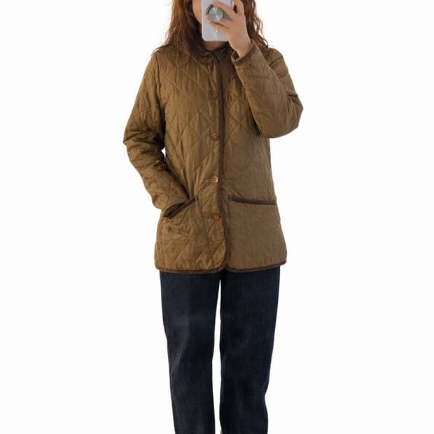 Lavenham Quilted Jacket Brown / 36