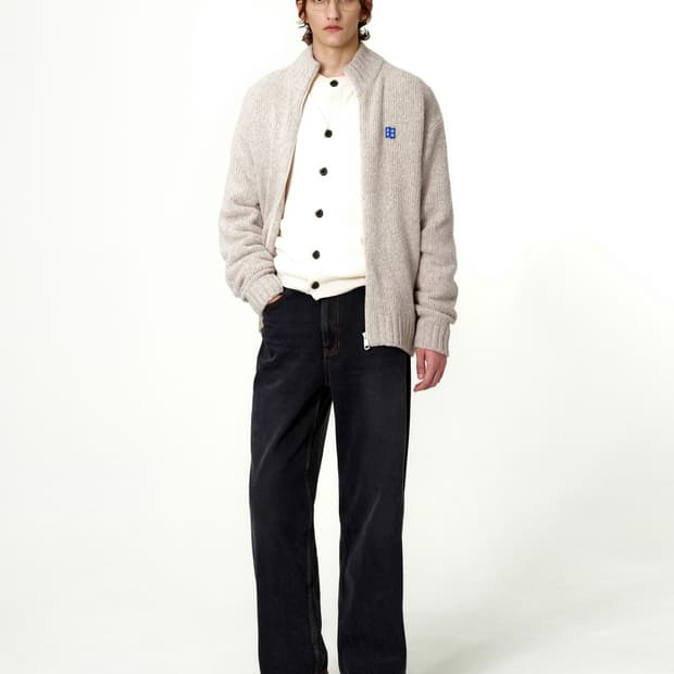 아더에러 시그니피컨트 니트 집업 01 오트밀