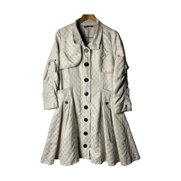 [JPN] 재팬 빈티지 도트 트렌치코트