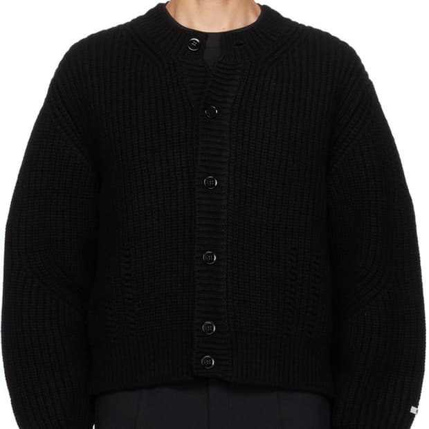 렉토 청키 울 가디건