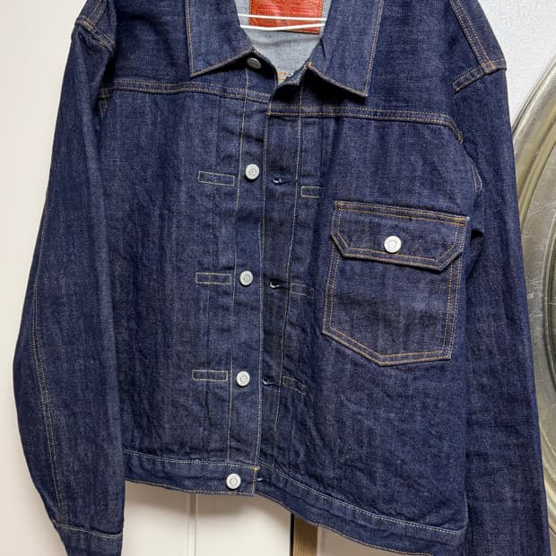 아웃스탠딩 1세대 인디고 자켓 M + 40s 팬츠 L 셋업