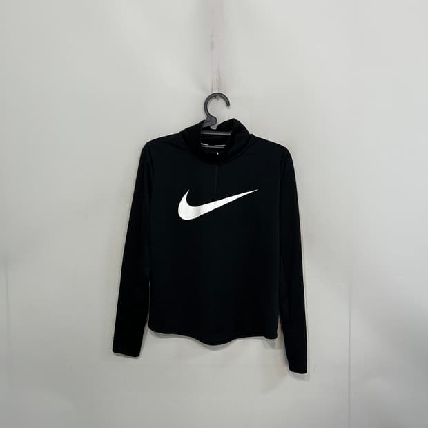 나이키 여성 드라이핏 러닝 하프집업 블랙 M 