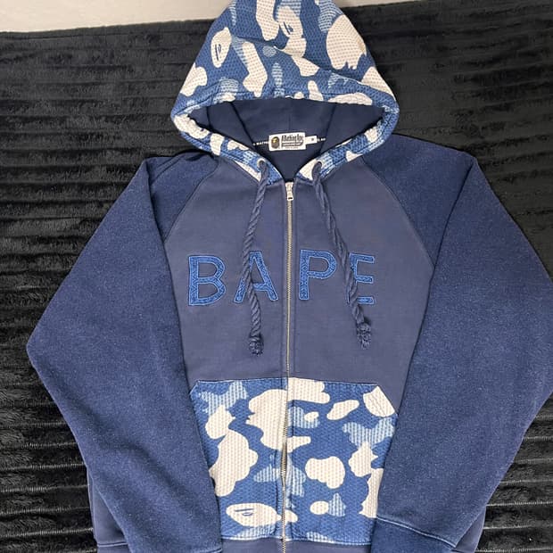 베이프 후드집업 