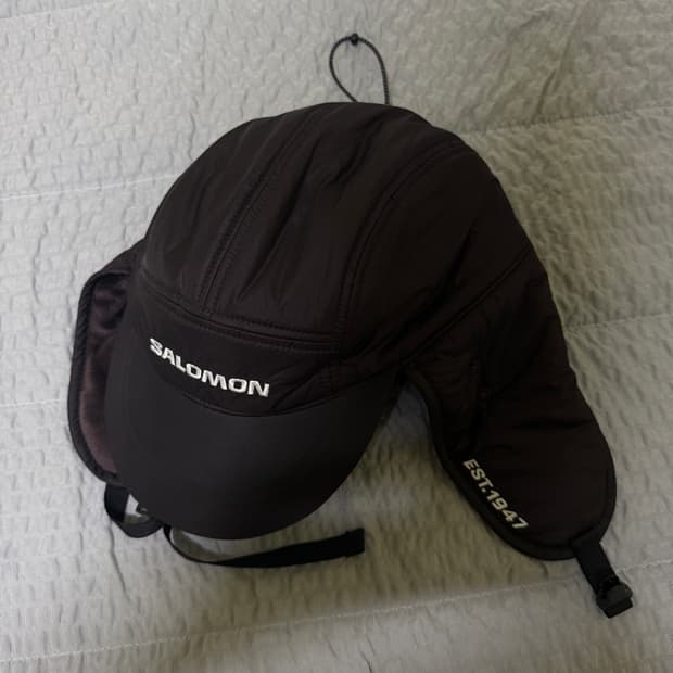 살로몬 써모 트래퍼 햇 초콜릿