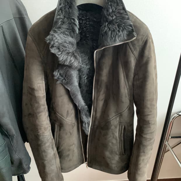 릭오웬스 인타르시아 퍼 자켓