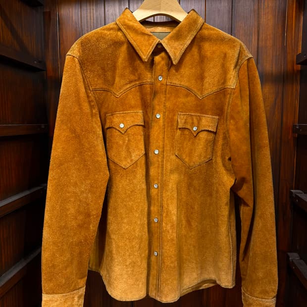 더블알엘 RRL 러프아웃 스웨이드 자켓.