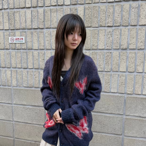 니들스 빠삐용 가디건 