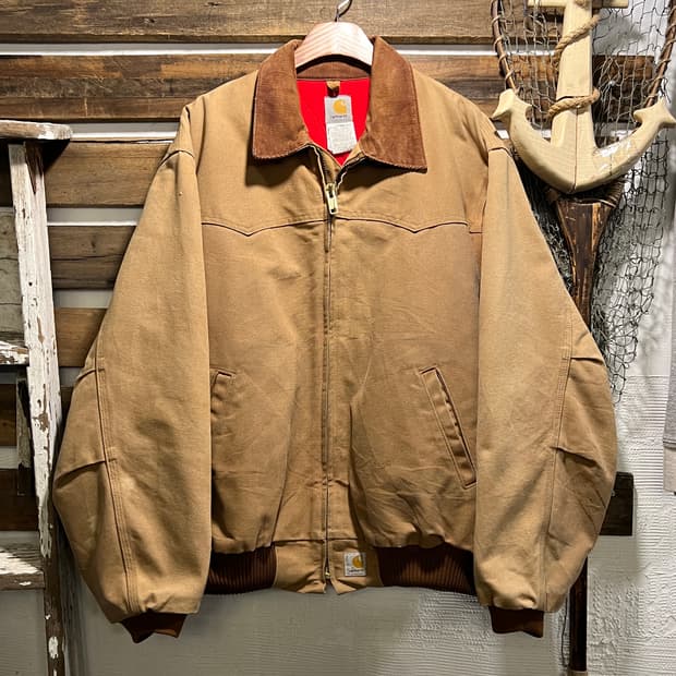 [XL]칼하트 Made in USA J13 산타페 브라운 워크 자켓