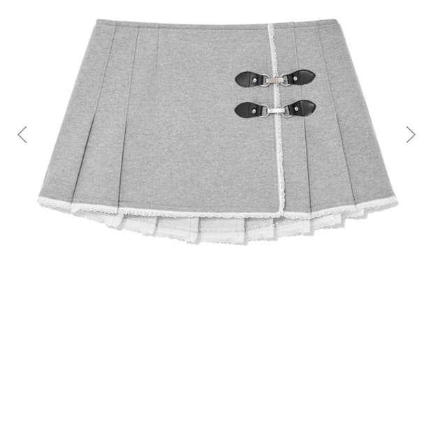 글로니 스커트 CIAO BUCKLE MINI SKIRT 미개봉새상품 S