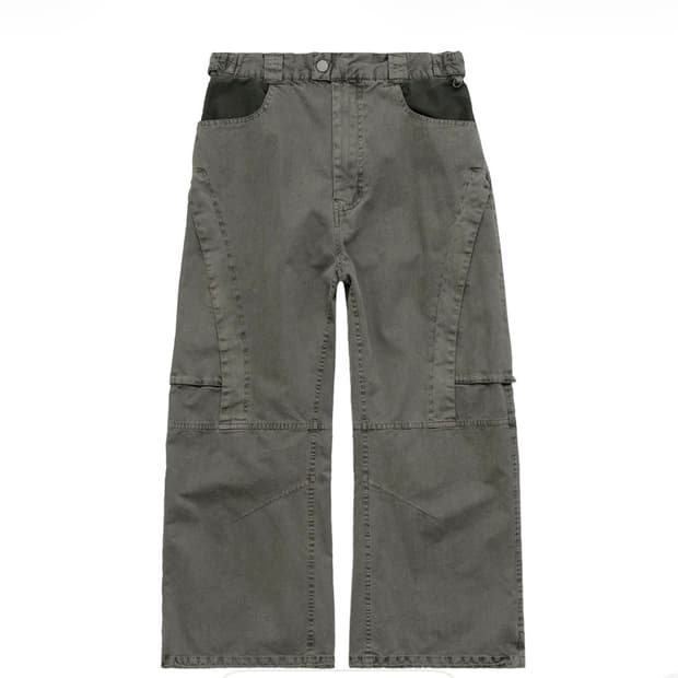 3) 폴리테루 보더팬츠 베이지