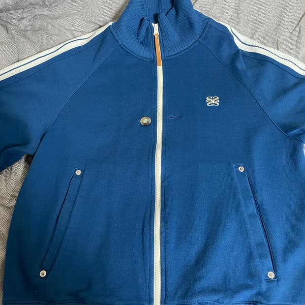 세터 트랙 집업 블루 사이즈L