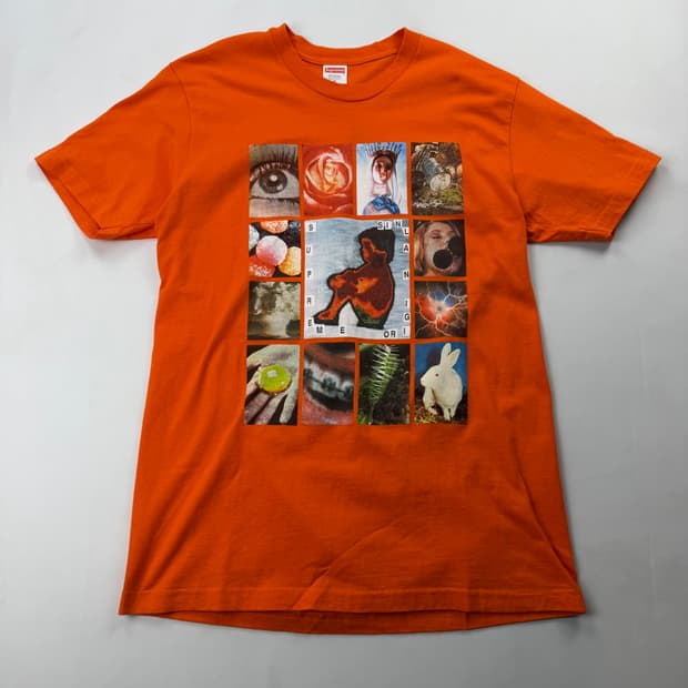 슈프림 오리지널 신 그래픽 티셔츠