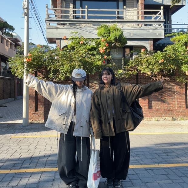숏 야상 패딩점퍼