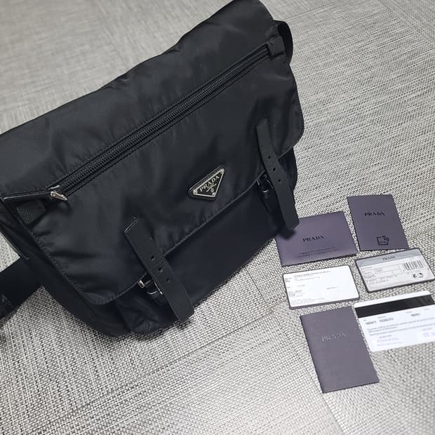 프라다 사피아노 숄더 크로스백 1bd671 메신저백 미디움