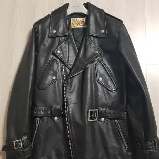 Schott 롱 라이더 자켓 팝니다(40사이즈)