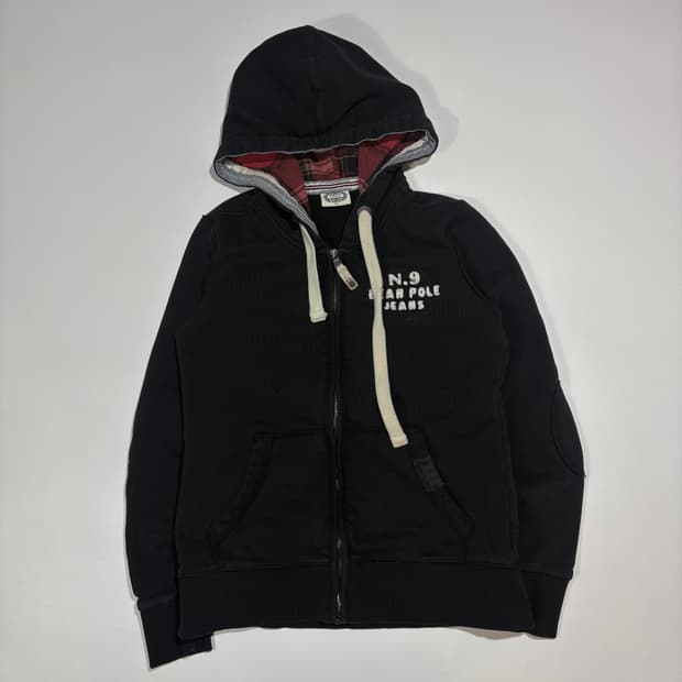 빈폴 후드 집업 블랙