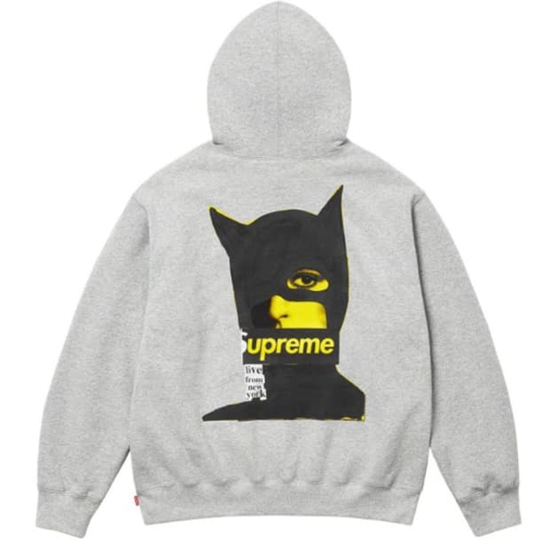 슈프림 캣우먼 후드티 그레이 S
