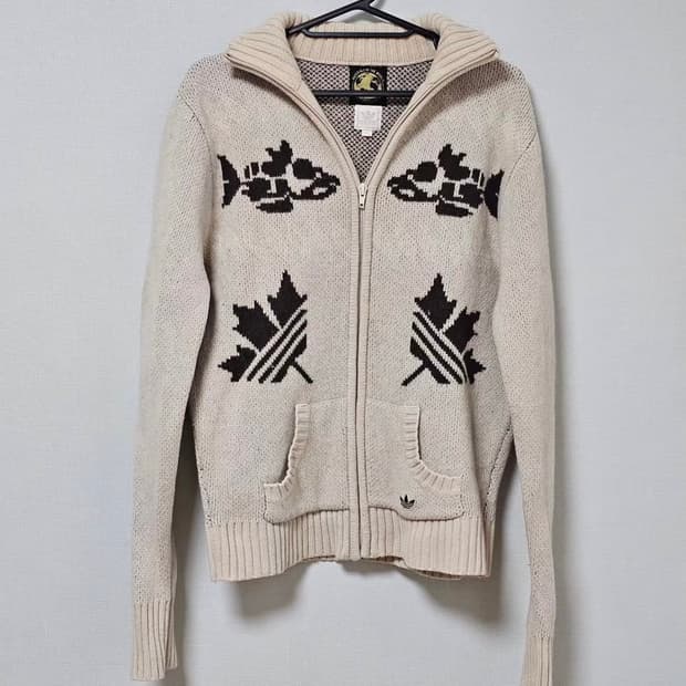 아디다스 올드스쿨 월드택 희귀 코위찬 니트집업