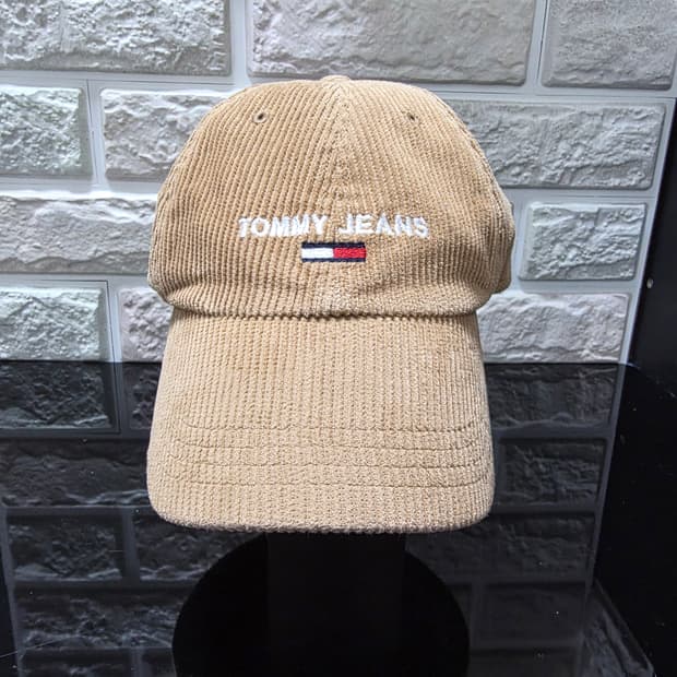 타미진스 코듀로이 볼캡 베이지색